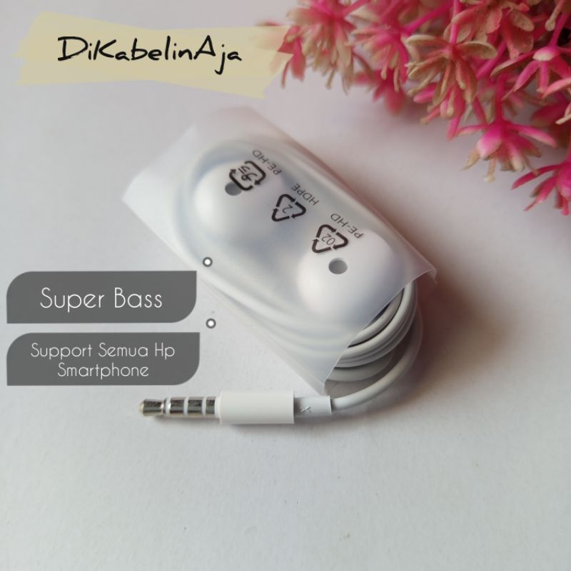 Headset Oppo Original 100% Bawaan Hp Ngebass Bergaransi Super Vooc Reno 6 7 8 A57 A96 A77s A74 A76 A