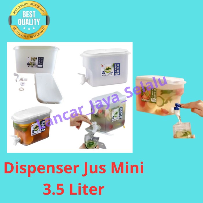 Dispenser Jus Mini Thermos 3.5 Liter Tempat Minuman Segar Dingin Panas
