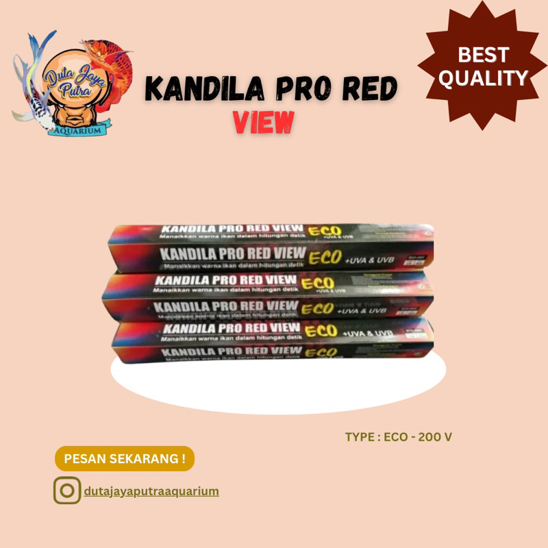 LAMPU AQUARIUM KANDILA PRO RED VIEW ECO-200v