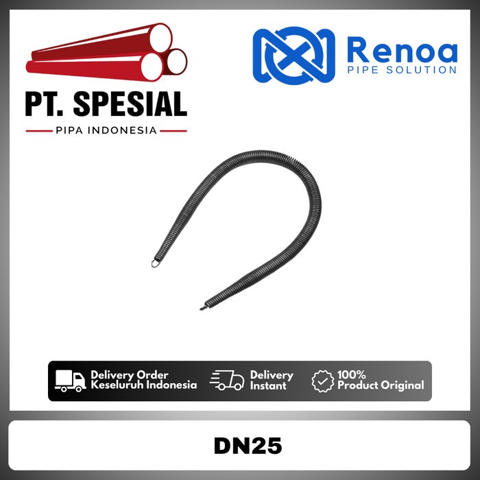Steel Bending Spring 25mm Renoa / Bending Penekuk Pipa PVC - 12