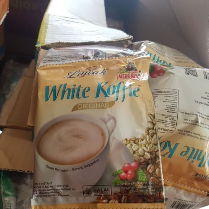 

kopi luwak white coffe sachet 1rcg(10sachet)