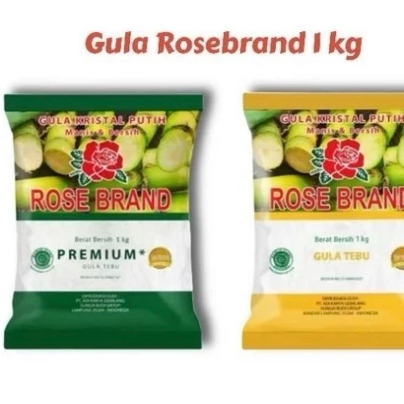 

Ready Siap Kirim Gula pasir RoseBrand 1 kg