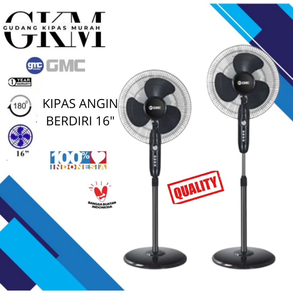 KIPAS ANGIN BERDIRI GMC 359 16 INCH STAND FAN 16 INCH GMC 359