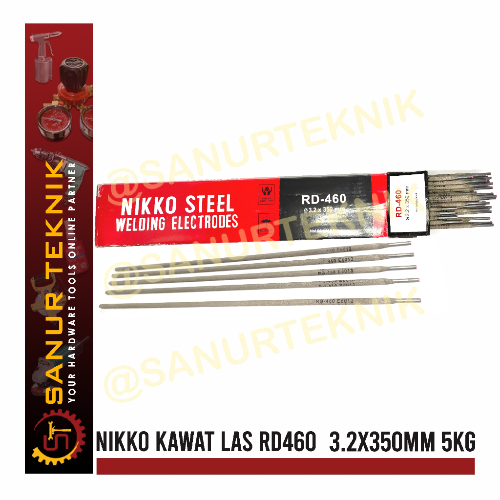 NIKKO STEEL Kawat Las RD 260 RD260 3.2mm 3.2 mm (5 KG)