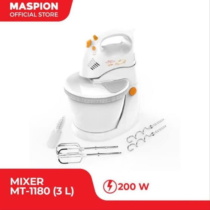 MIXER MASPION MT 1180 / MIXER COM MASPION 1180 / MASPION MIXER STAND MT 1180 / STAND MIXER MASPION M