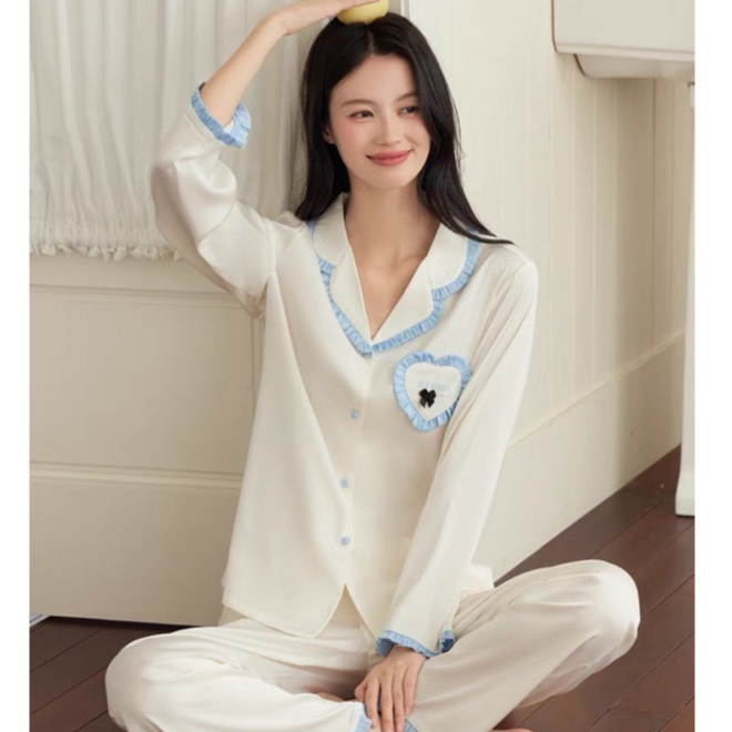 (DS9817) PIYAMA DIANE SALLY / BAJU TIDUR WANITA LENGAN PANJANG CELANA PANJANG / PIYAMA WANITA BAHAN 
