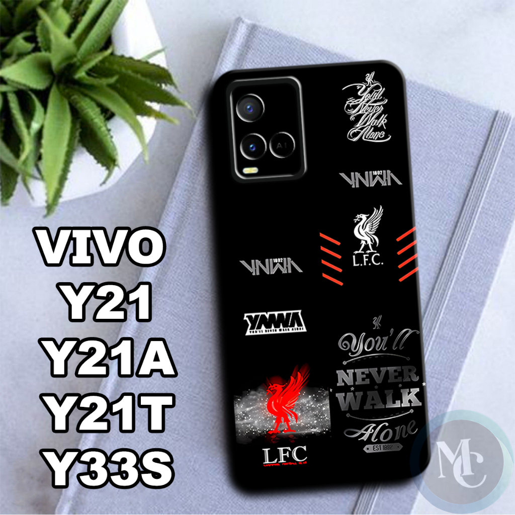 CC28/Softcase karet lentur untuk Vivo Y21,Y21A,Y21T,Y33S/Motif bola/case Vivo Y21/kesing Vivo Y21/si
