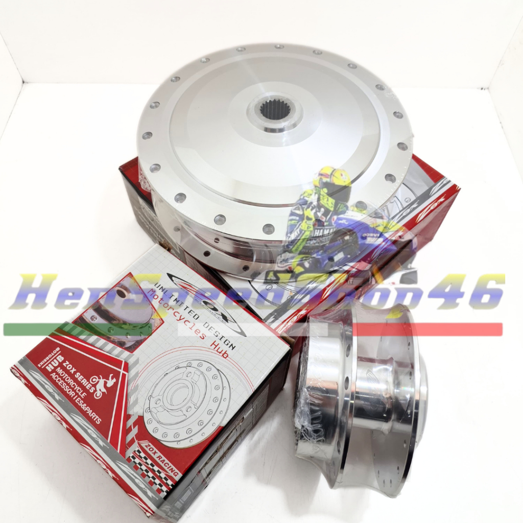 Tromol Chrome Set Depan Belakang Vario Old Mio M3 - TROMOL SILVER VARIO LAMA MIO M3