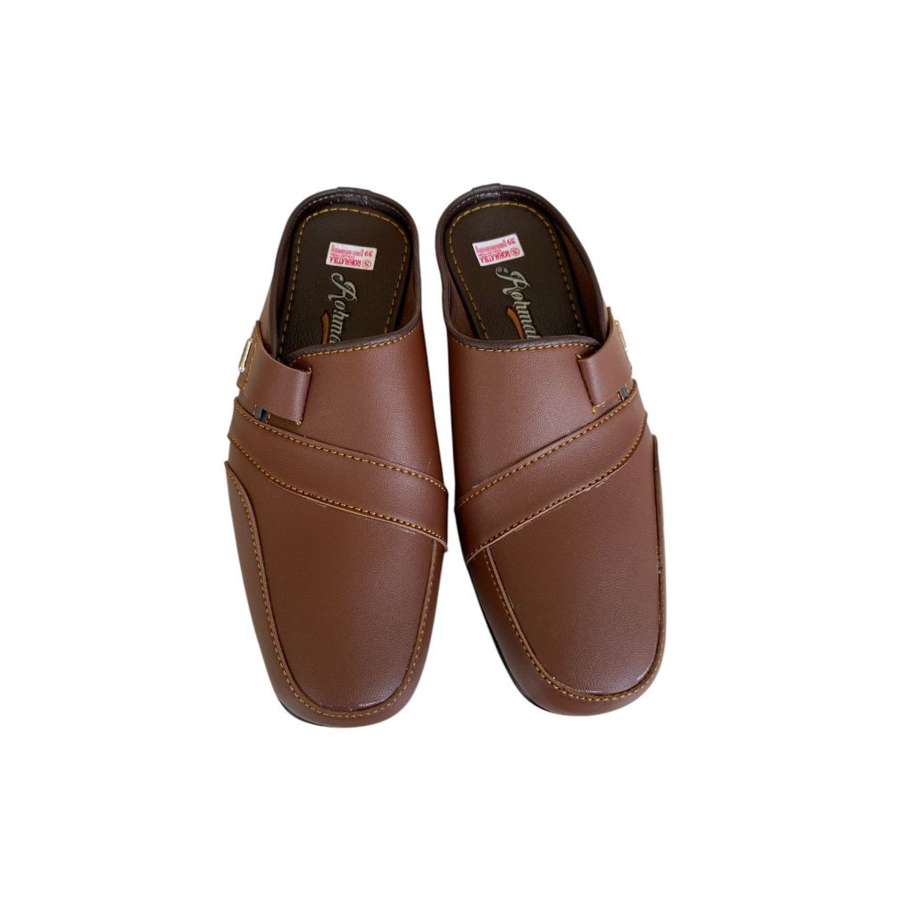 SANDAL SEPATU BUSTONG PRIA/SANDAL SEPATU TUTONG PRIA SLOP FORMAL
