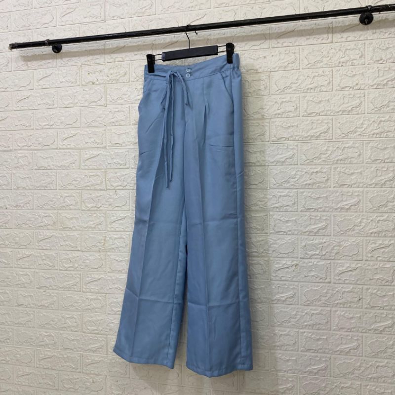 CELANA KULOT KAIN HIGHWAIST POLOS KEKINIAN STYLE