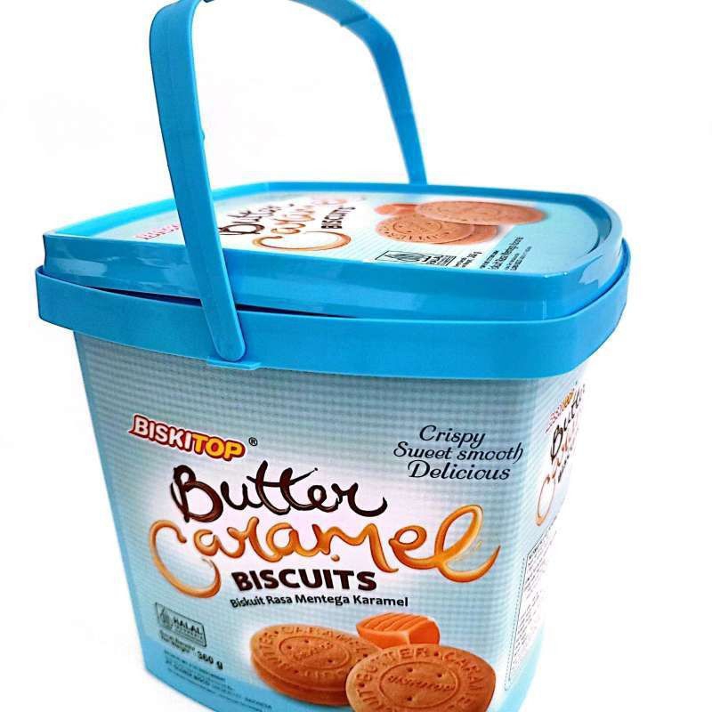 

Biskitop Butter Caramel Biscuits Rasa Mentega Karamel