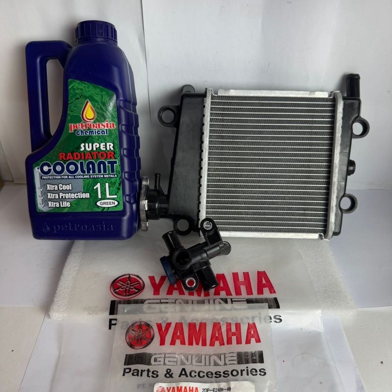 Paket Radiator (2DP) + Air Radiator + Termostat Buat Motor Yamaha Nmax dan Aerox