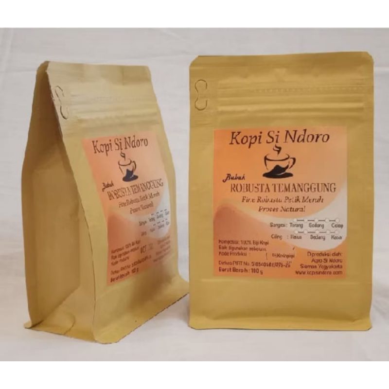 

Kopi Fine Robusta Natural, Kopi Temanggung, Bubuk 100 Gram
