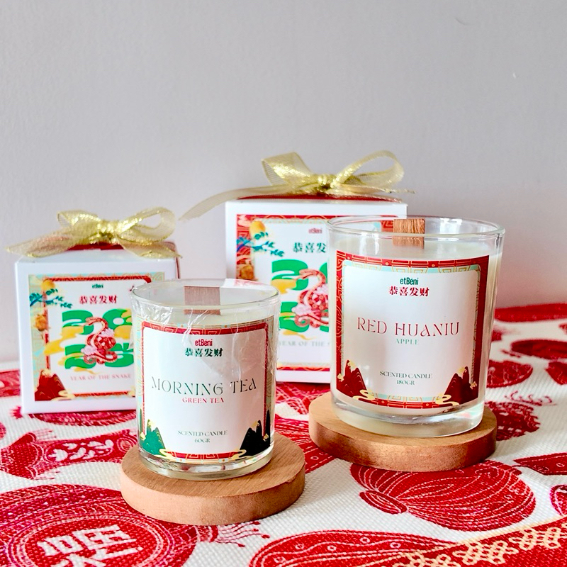 

Hampes Imlek Aromatic Scented Candle by etBeni | Hampers Imlek 2025 | Chinese New Year 2025