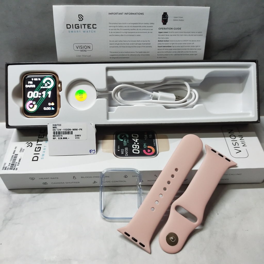 Digitec DG-SW-VISION-MINI Jam Tangan Original Wanita Digitec Smartwatch