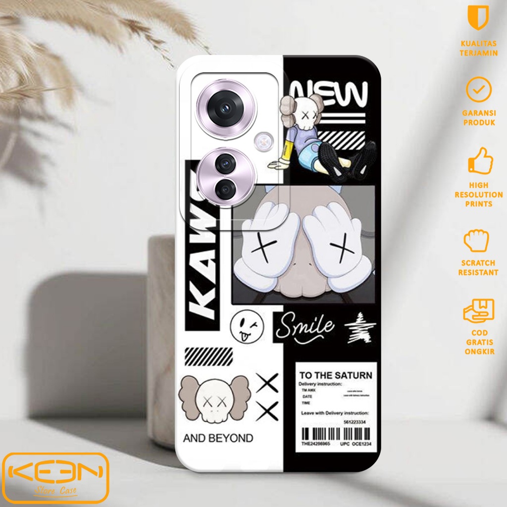 Case Oppo Reno 11F 5G - Casing Hp Oppo Reno 11F 5G Motif Branded - Softcase Oppo Reno 11F 5G - Softc