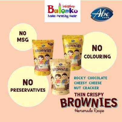 

Abe Food Thin Crispy Brownies