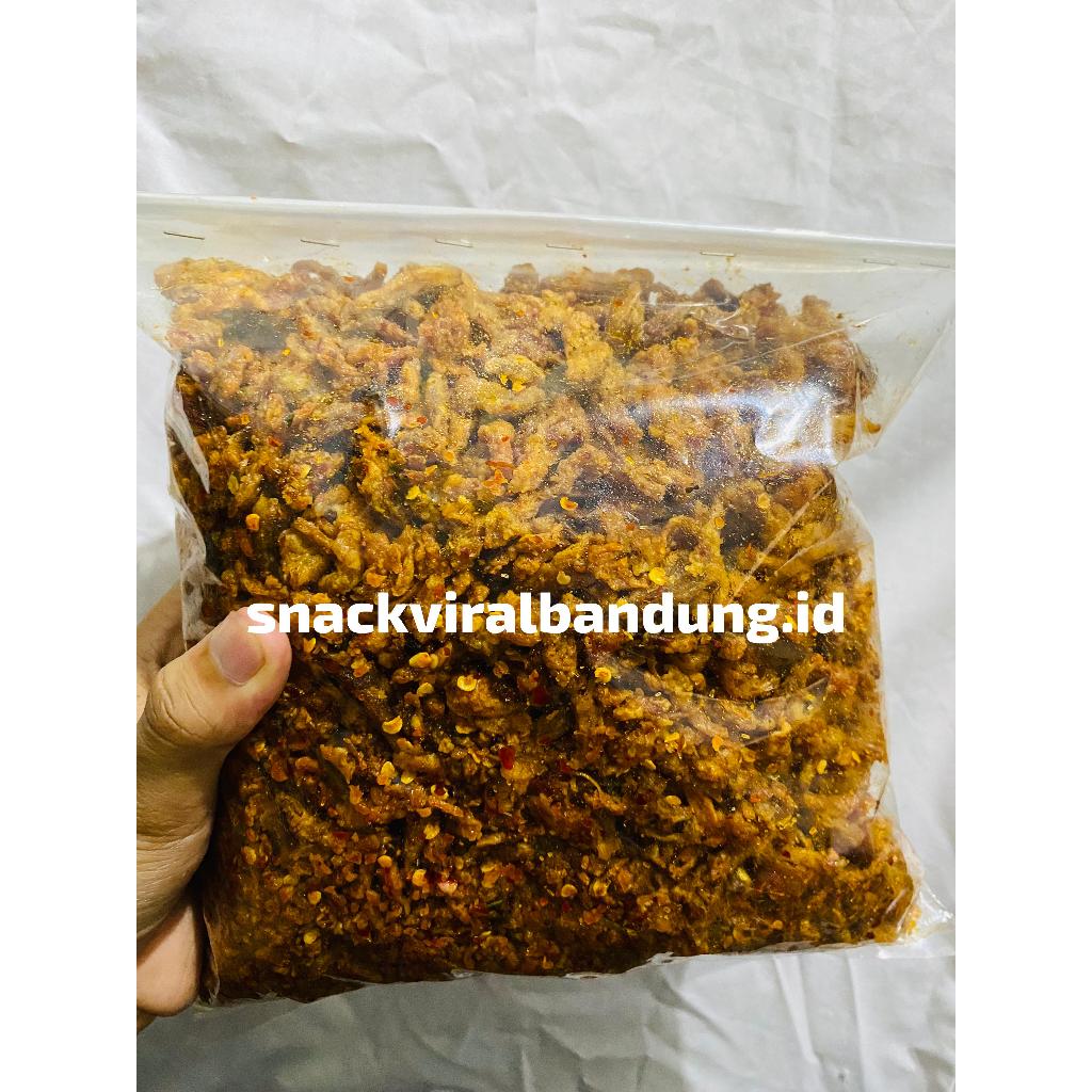 

jamur crispy/keripik jamur pedas daun jeruk enak gurih bumbu melimpah/seblak kering jamur crispy/jamur krispy/krispi