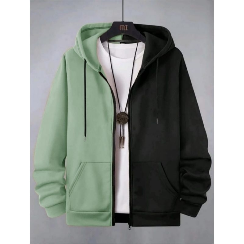 WOW Hoodie Polos Kombi Bahan Fleece