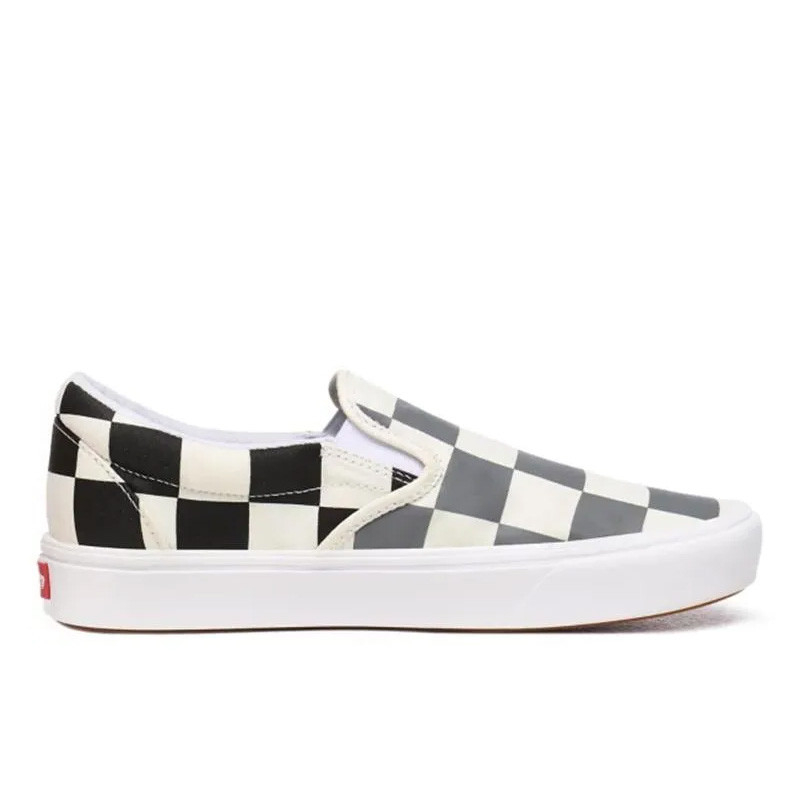 Vans Comfycush Slip-on Half Big Checker Black Frost Gray