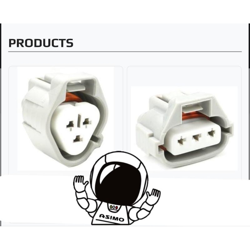 soket pin 3 Original Wuling Proton DAlHATSU T0Y0TA H0NDA nissan hyundai KIA SUZUKl D4TSUN MazDA Cher