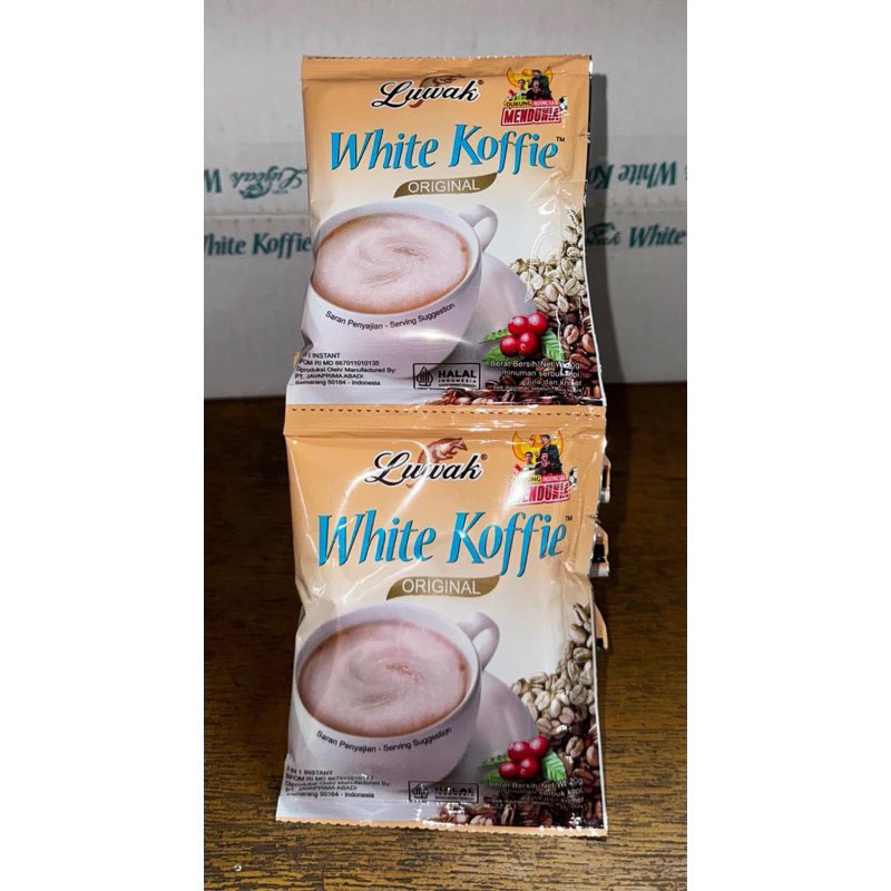 

luwak white koffie original 1 renceng isi 10