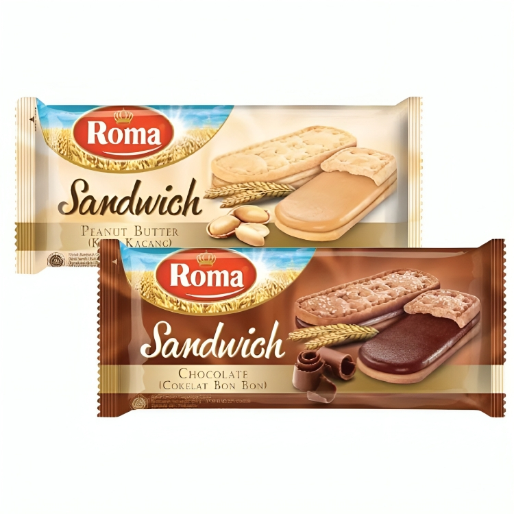 

ROMA Sandwich 206gr (Chocolate & Peanut Butter)