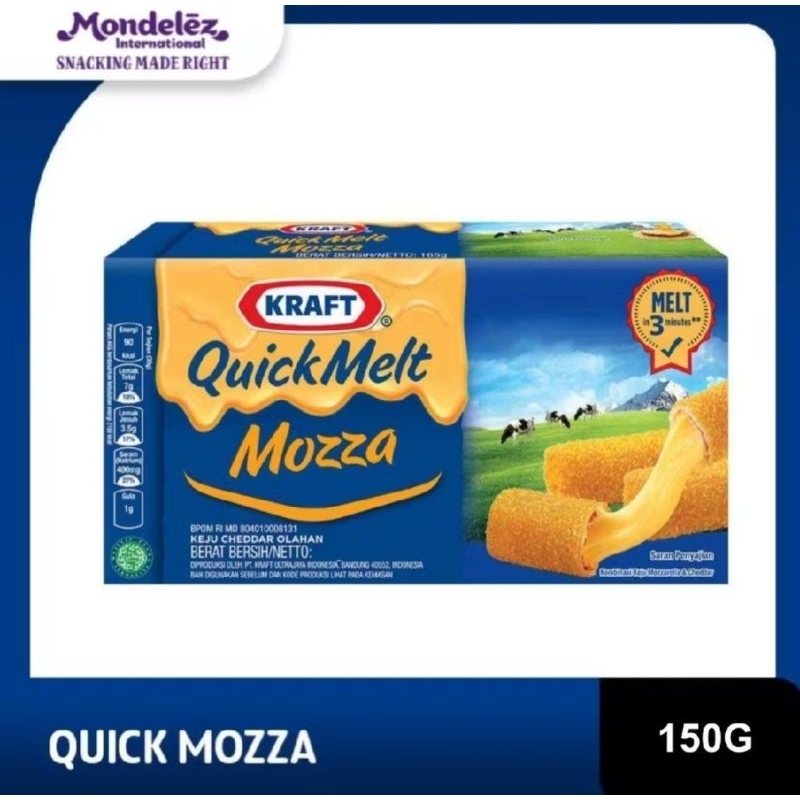 

Kraft Keju Quick Melt Blok 150g