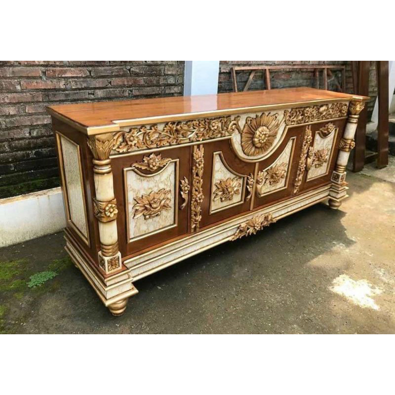 Bufet tv / bufet jati / bufet pendek jati jepara