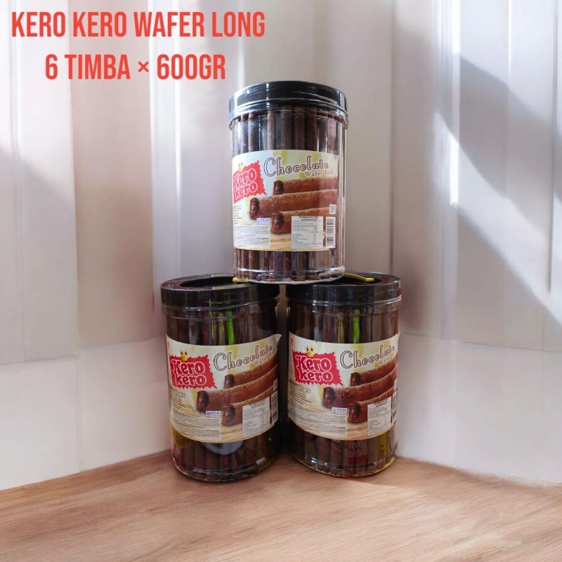 

Aneka Snack Cemilan Murah Kero Kero Wafer Long Timba 600gr