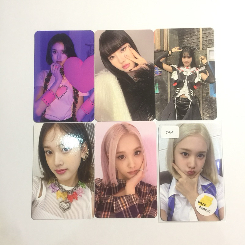 stayc yoon j seragam pc stereotype run2u photocard official