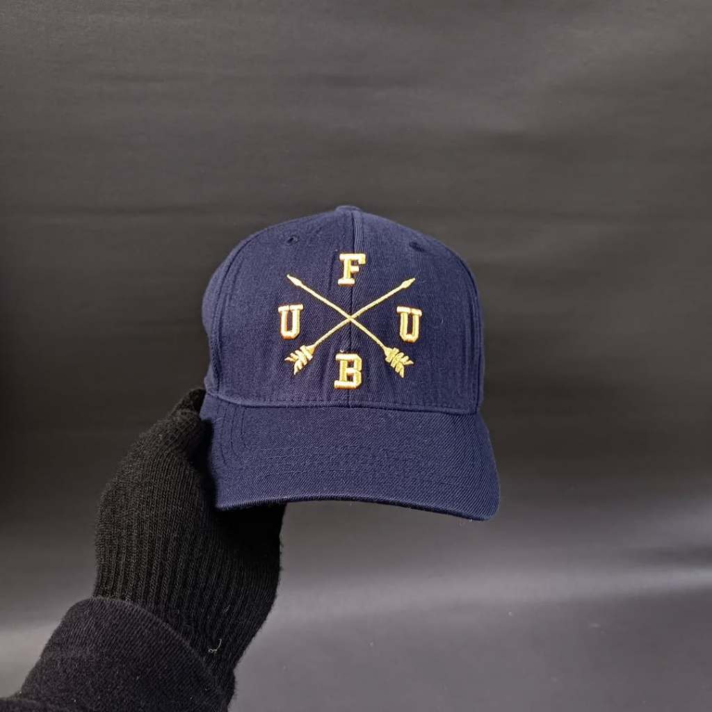 Topi Flexfit Unisex Pria Wanita FUBU NEW TRIBE Navy Original Size S-M