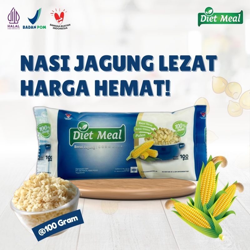 

[Instan Seduh] Beras Jagung Instan Seduh Dietmeal 100 gram