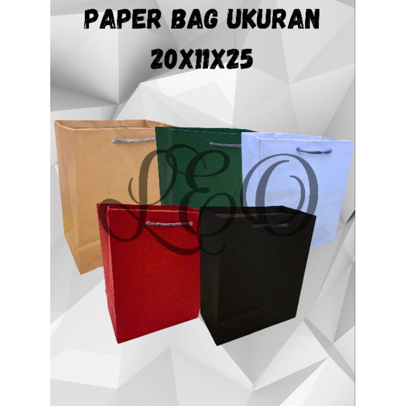 

PAPER BAG UKURAN R6 KEMASAN PREMIUM DESAIN CANTIK UNTUK BERBAGAI ACARASTYLISH DAN SERBAGUNA PILIHAN TEPAT UNTUK SOUVENIR DAN KADO