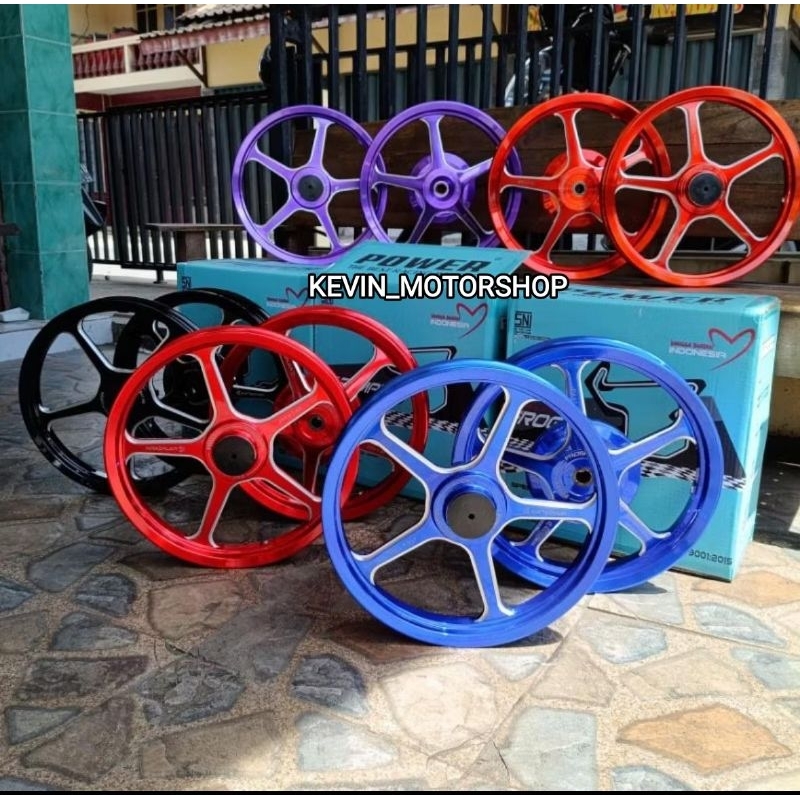 velg power Mandalika pnp aerox mio Xeon Vario 110 Vario 150