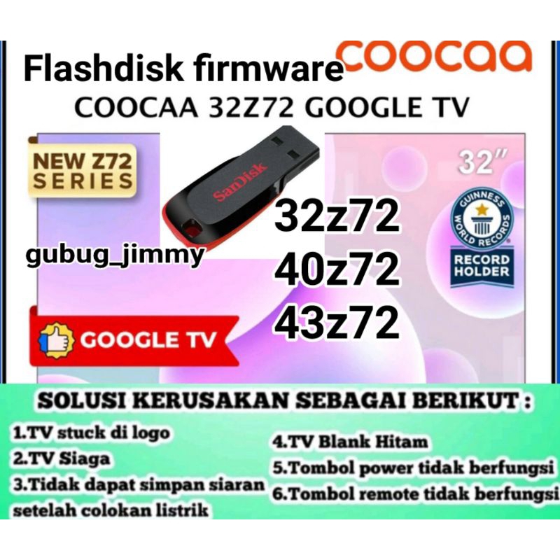 firmware tv coocaa 32z72 40z72 43z72