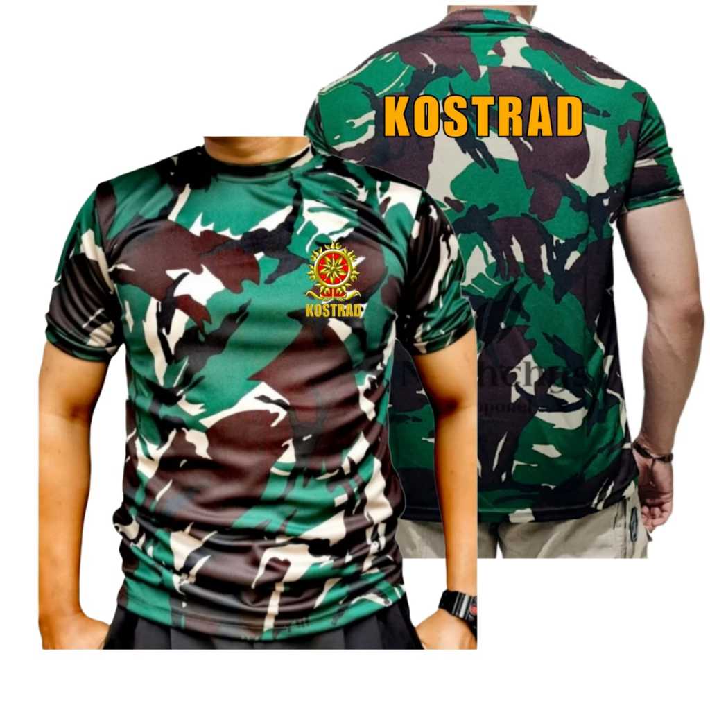 kaos KOSTRAD loreng dry fit