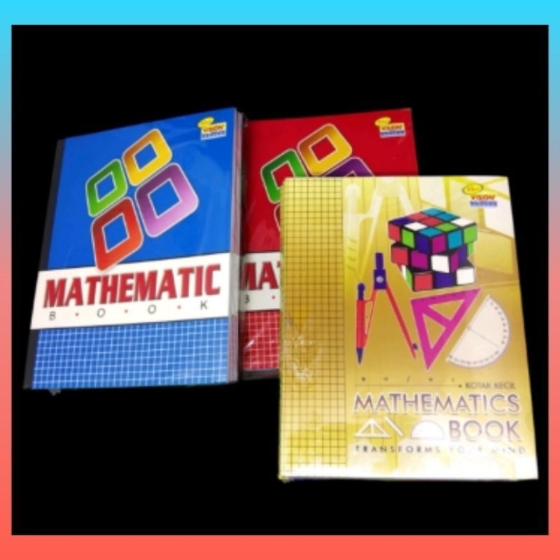

Buku tulis kotak kecil / buku tulis kotak tanggung / Buku tulis kotak besar / Buku tulis matematik