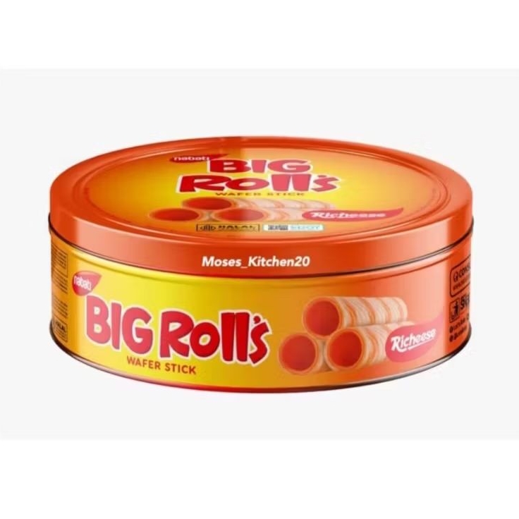 

Nabati big rolls richeese 191gr - wafer stick roll