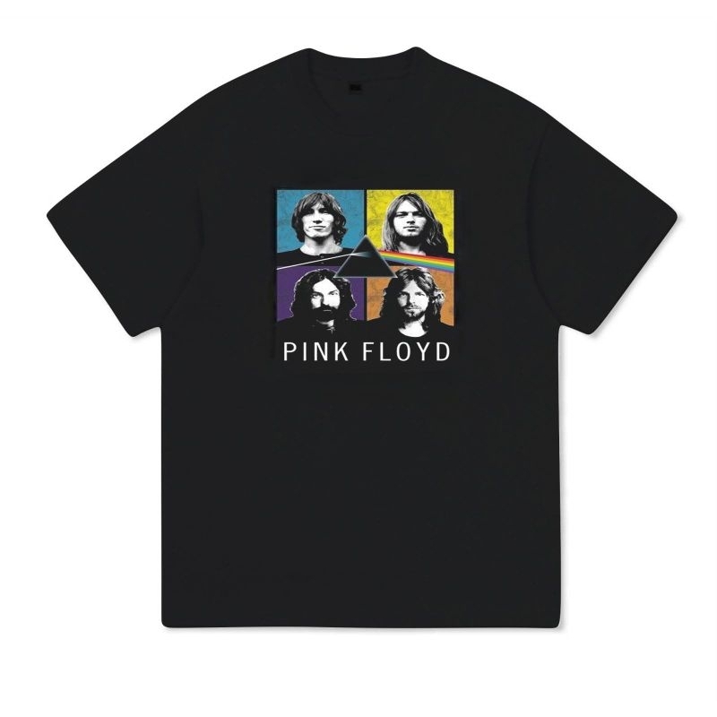 KAOS BAND PINK FLOYD / KAOS MUSIK ROCK PINK FLOYD / TSHRIT BAND METAL PINK FLOYD UNISEX