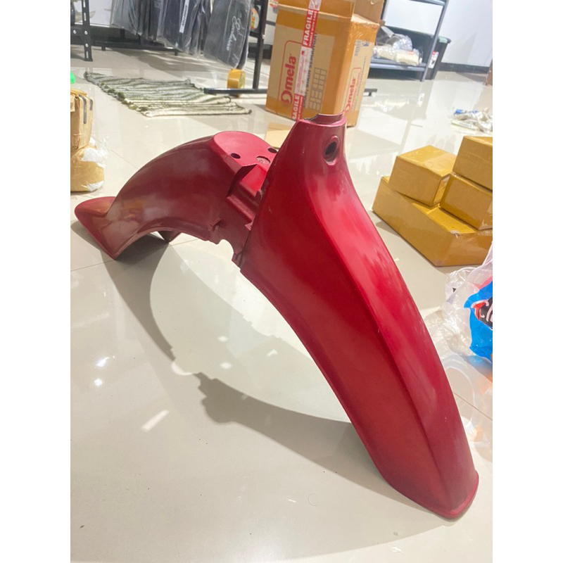 spakbor slebor depan rc 80 rc 100 merah original baru