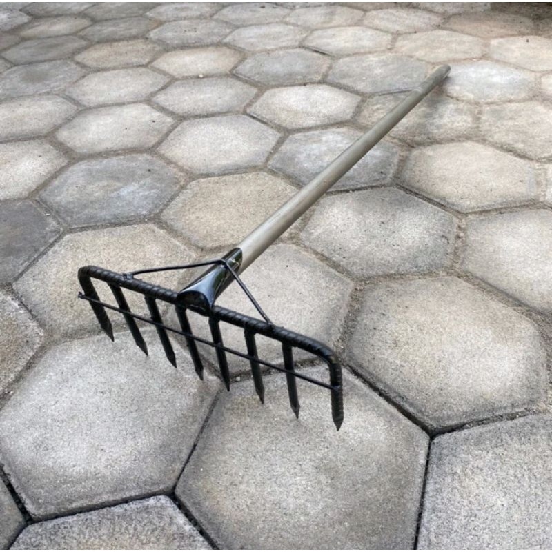 GARUKAN SAMPAH / GARUKAN GOT GAGANG PIPA BESI PANJANG 85CM