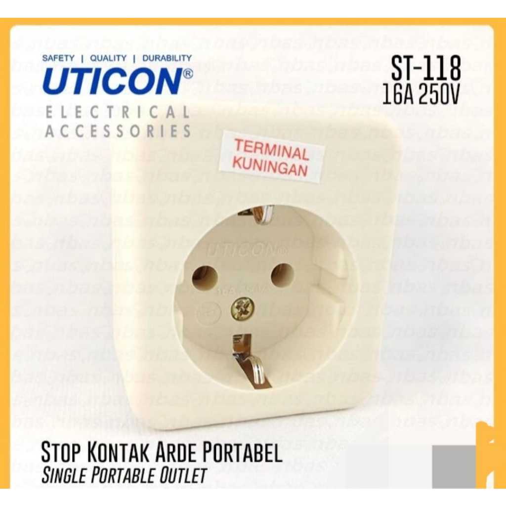 STOP KONTAK UTICON TANPA KABEL