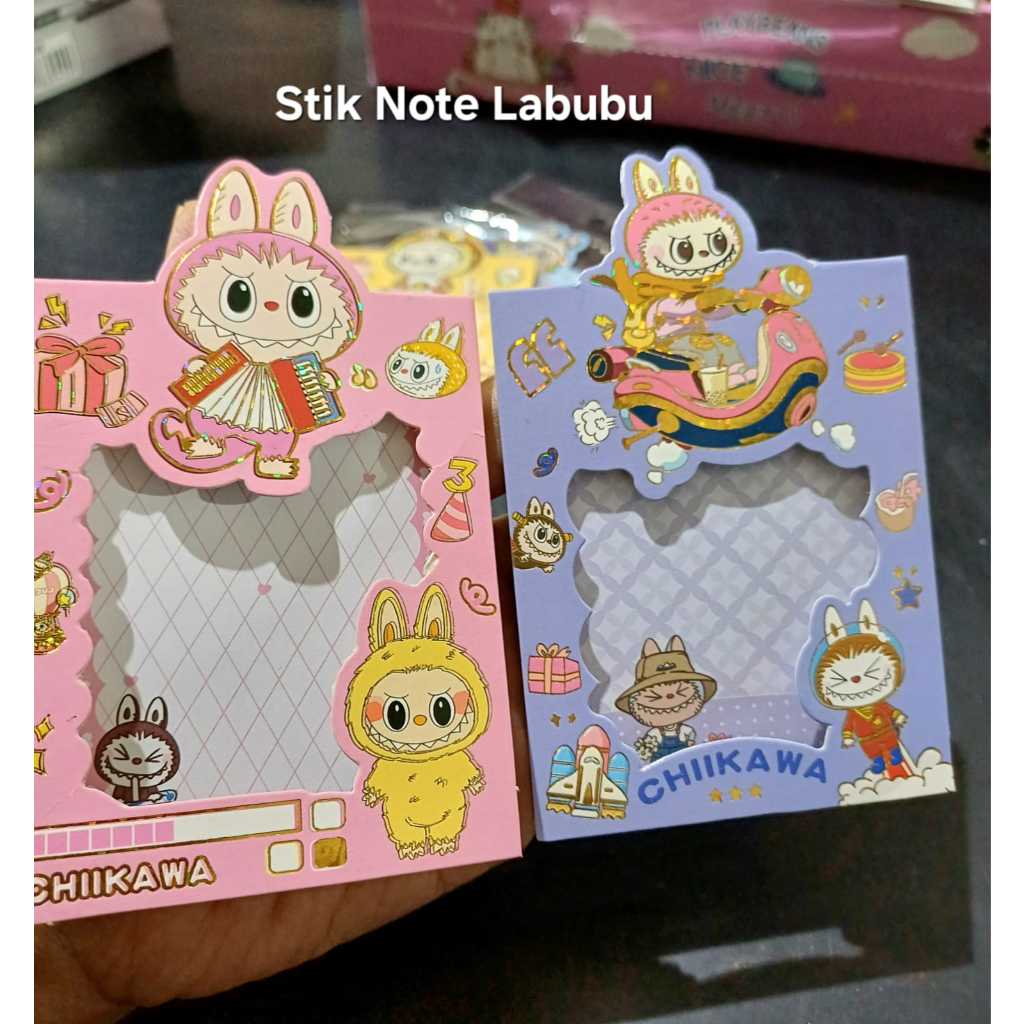 

Sticky Notes Tempelan Kertas Catatan Memo Note 8 x 5.4 labubu