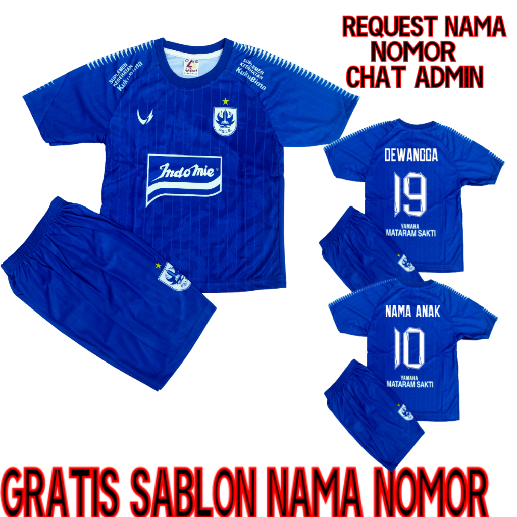 jersey baju bola psis semarang/setelan baju bola marukawa psis semarang