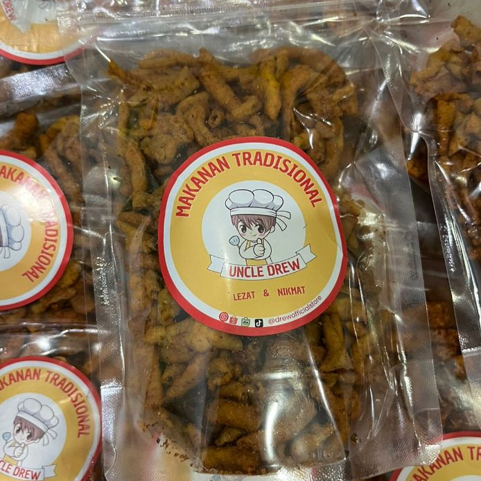 

RB KERIPIK USUS AYAM PEDAS NAGIH DAUN JERUK KRIUK KRISPI GURIH TIDAK AMIS