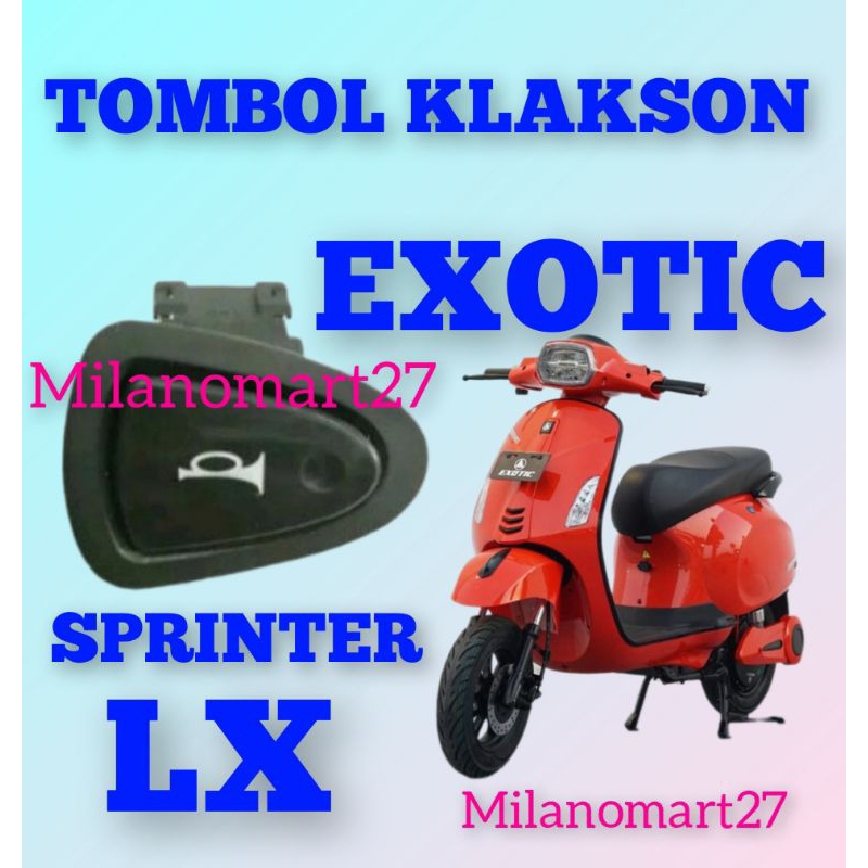 Tombol klakson exotic sprinter LX saklar bel switch tombol klakson exotic sprinter lx