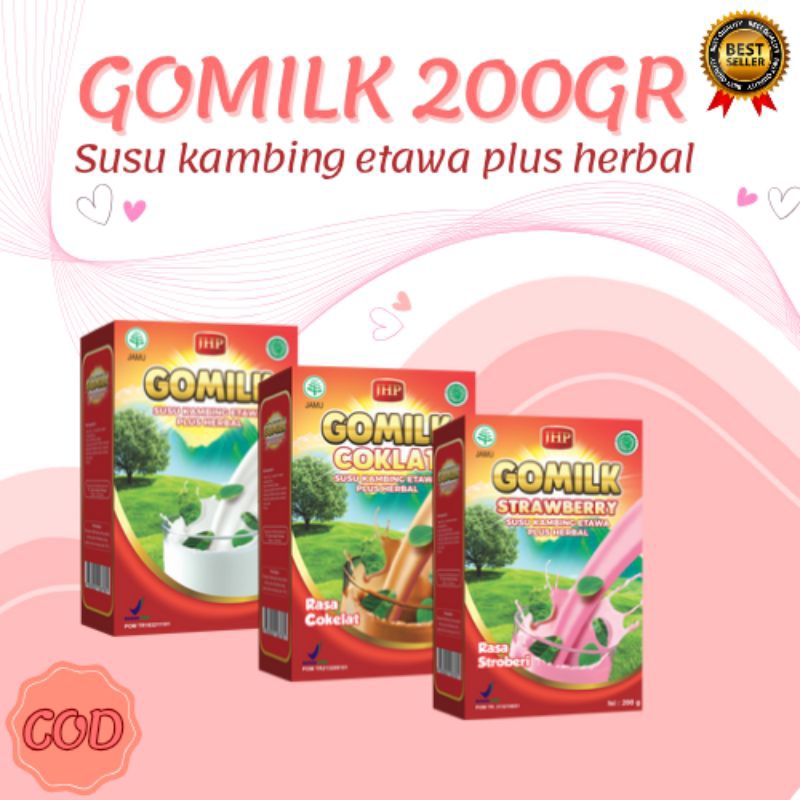 

GOMILK 200GR SUSU KAMBING ETAWA PLUS HERBAL MENAMBAH BERAT BADAN