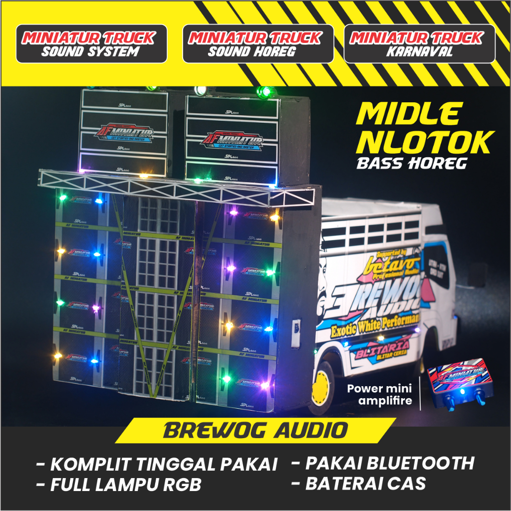 MINIATUR TRUK SOUND SYSTEM / MINIATUR TRUK HOREG / MINIATUR TRUK OLENG