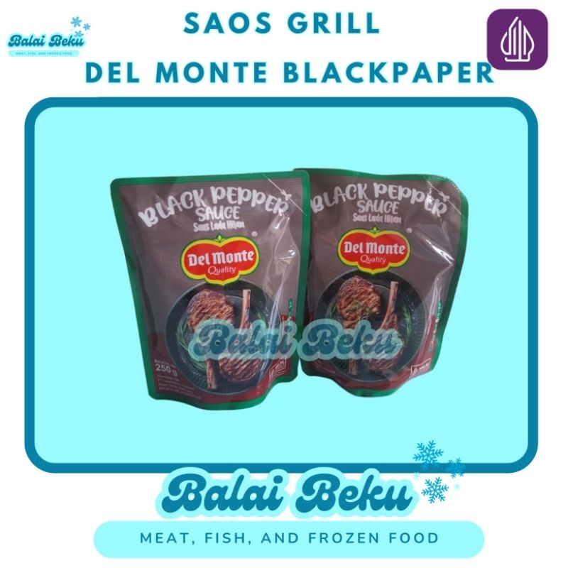 

Del Monte Saos Blackpaper / Saos Blackpaper / Saos Del Monte / Saos Lada Hitam/ Saos 250 Gram / Surabaya
